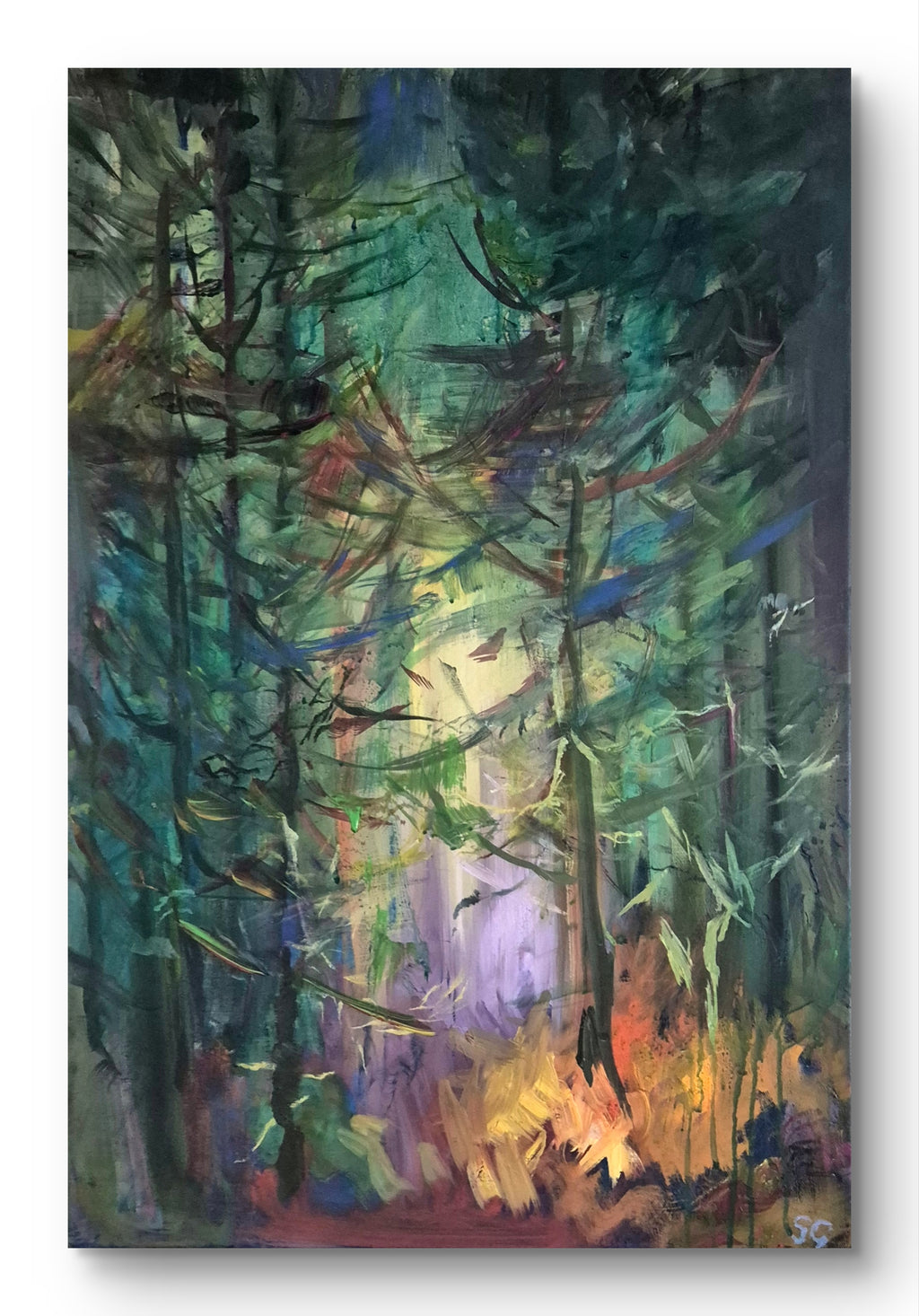 Atmospheric Woodlands Art Workshop  5th September 2026 at Ibstock - Animal Art by Susan Gardner - Contemporary Expressionist - Colourful Fine Art