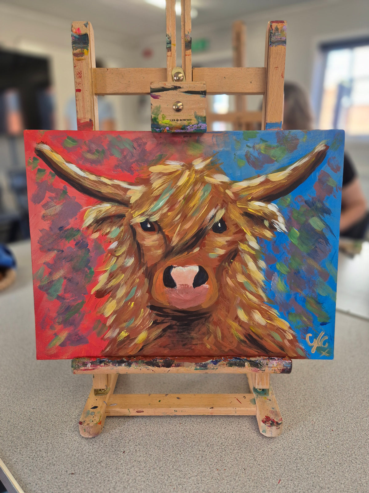 Colourful Highland Cow at Urban Clay, Aylsham, Norfolk - Mini Workshop - 10 am-12 noon Sunday October 11th 2026