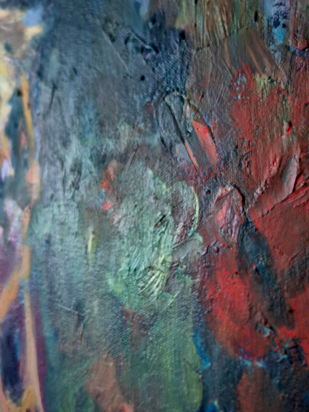 TWIGA LOVE Original Giraffe Oil Painting 40 x 30"/80 x 100 cm