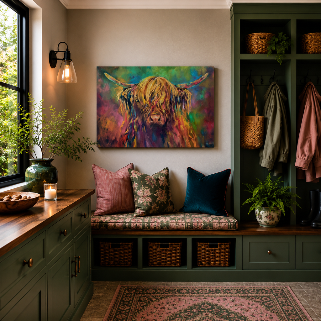 Applecross - Lona de vaca de las Highlands