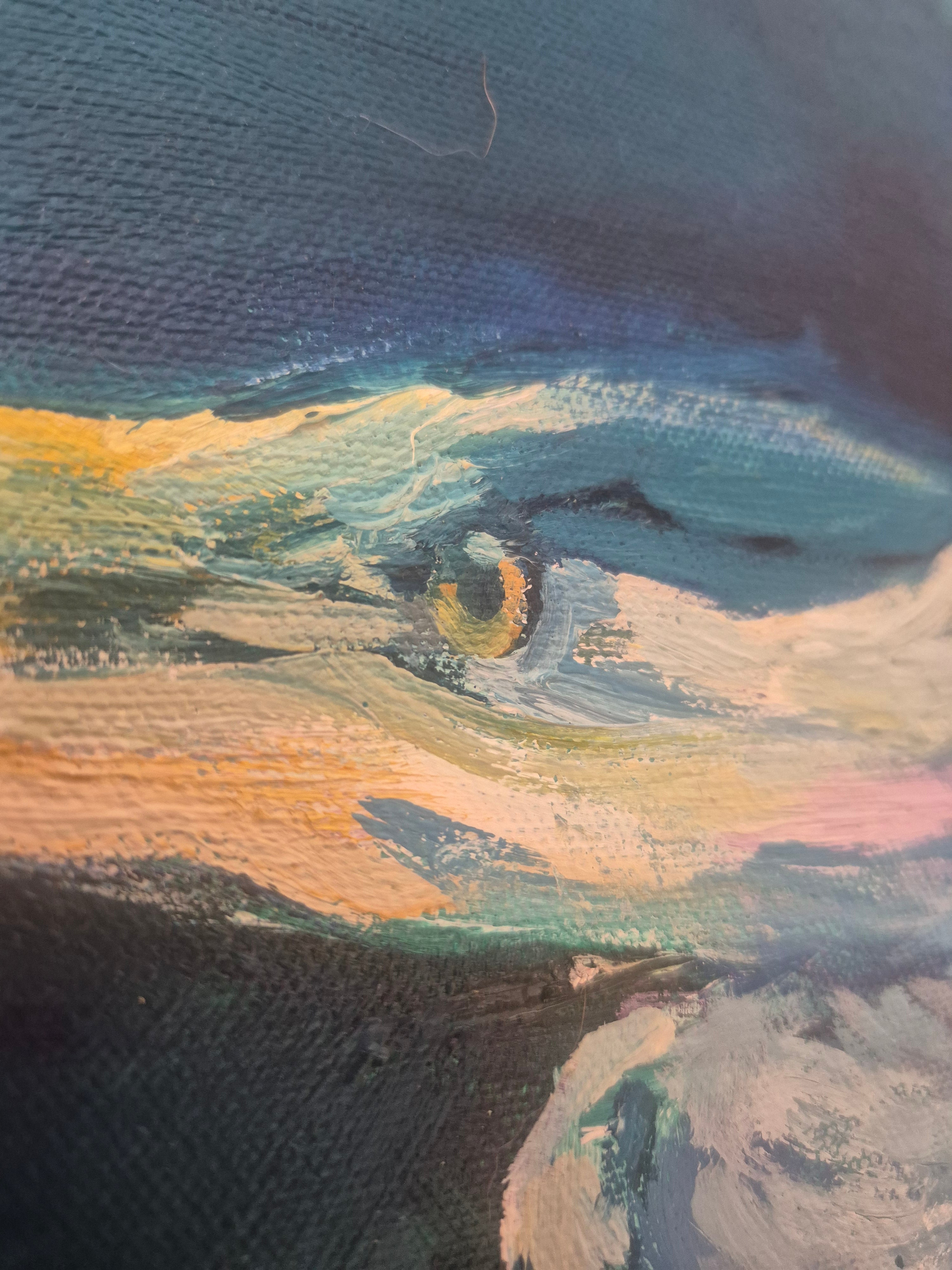 The HERON SKYWARD - Original Oil Painting 120 x 100 cm\50 x 40"