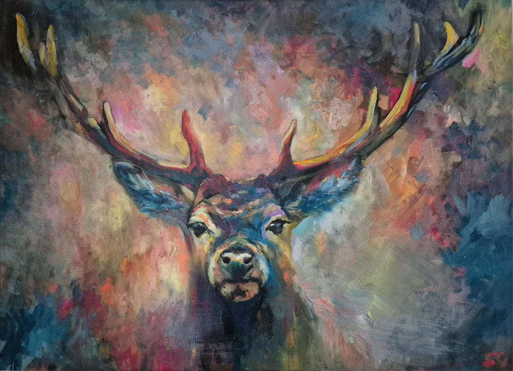WILD GRACE  Oil Painting  60 x 80 cm