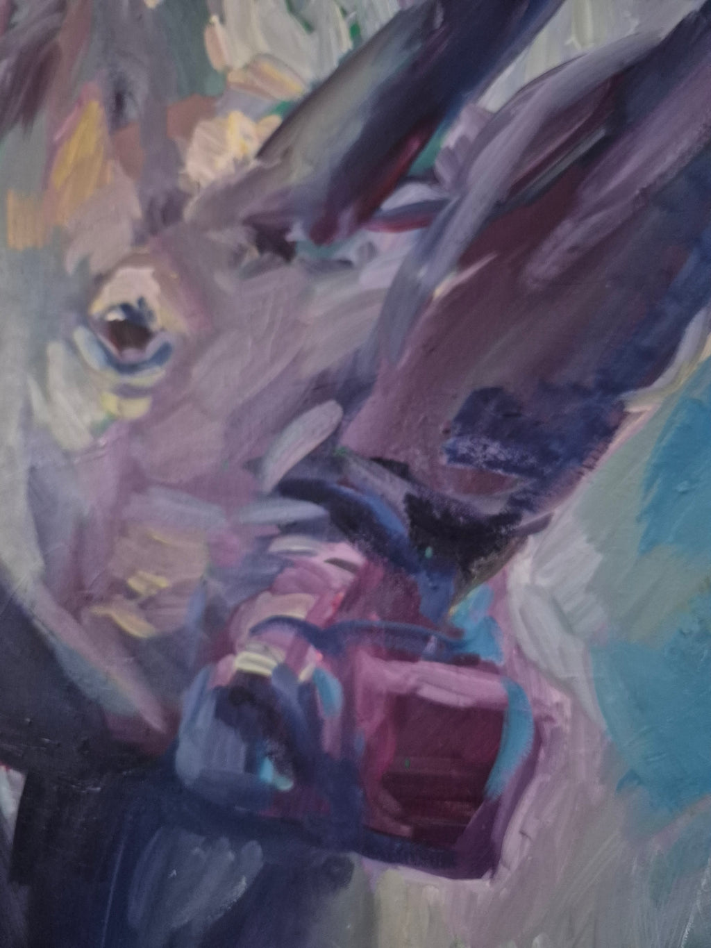 ZOOMIE KING  Original  Oil Painting 40 x 30"/80 x 100 cm