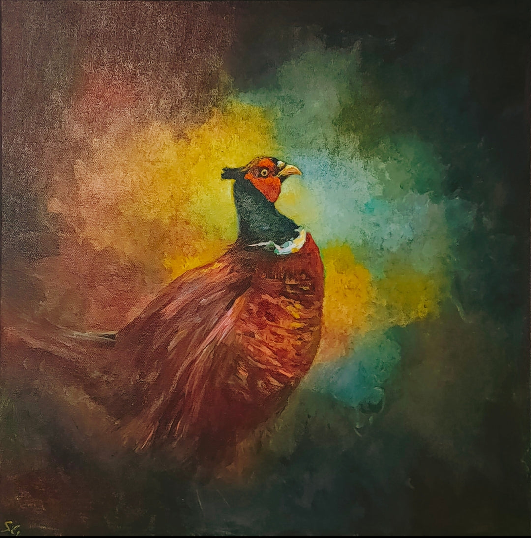 *Sold* Victor - Animal Art by Susan Gardner - Contemporary Expressionist - Colourful Fine Art
