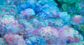 Hydrangea Heaven - 80 x 50 cm/30 x 20 " - Animal Art by Susan Gardner - Contemporary Expressionist - Colourful Fine Art