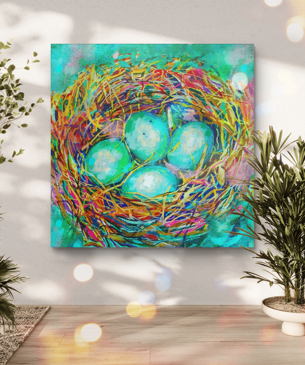 New Beginnings Canvas - Animal Art by Susan Gardner - Contemporary Expressionist - Colourful Fine Art