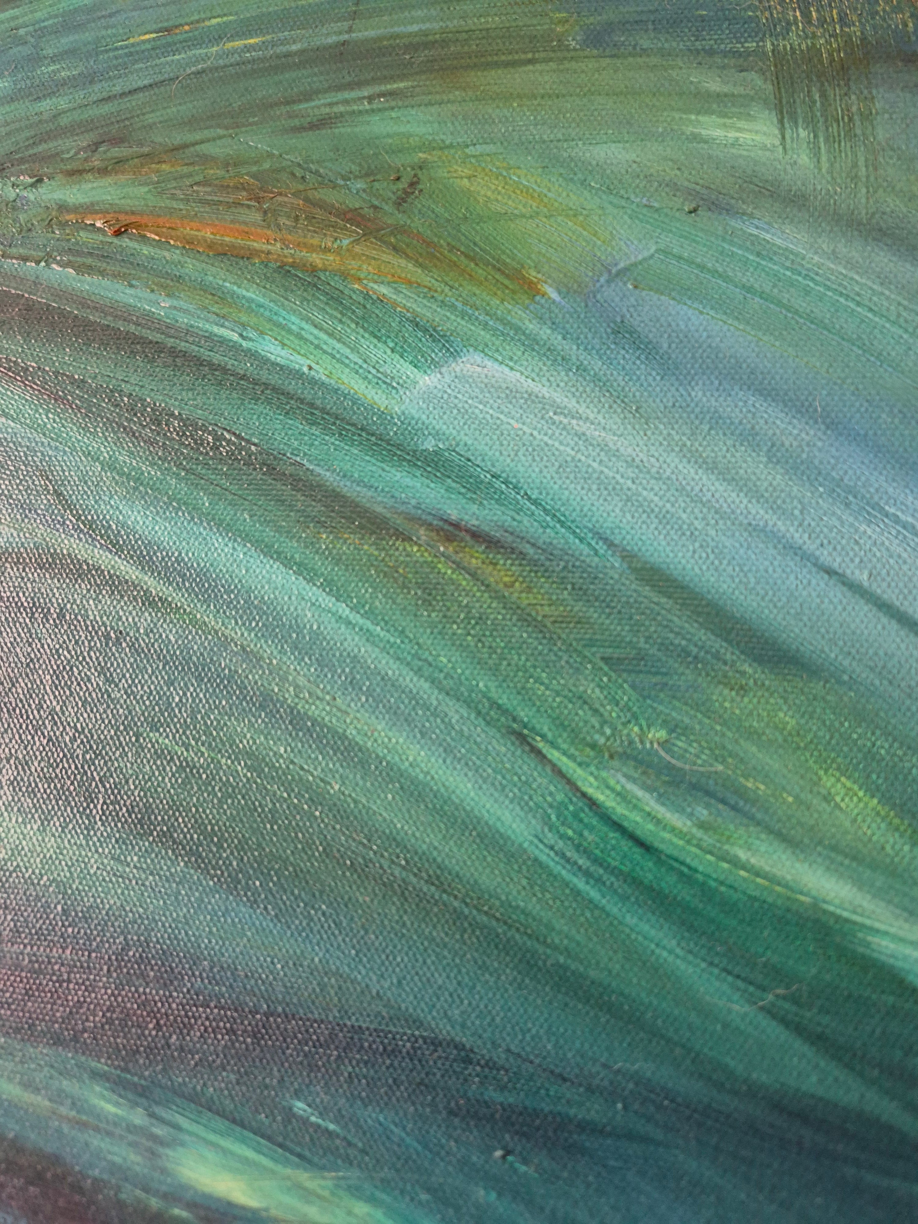 The HERON SKYWARD - Original Oil Painting 120 x 100 cm\50 x 40"