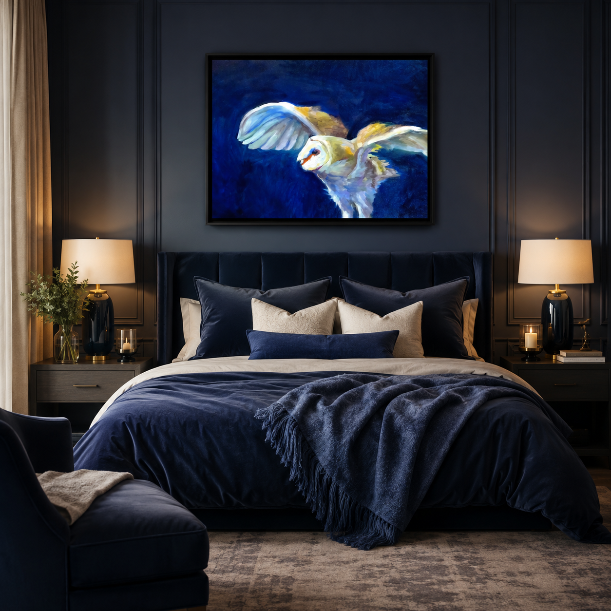 Take Off Framed Canvas - Susan Gardner Uk Wildlife Art - Leicestershire UK
