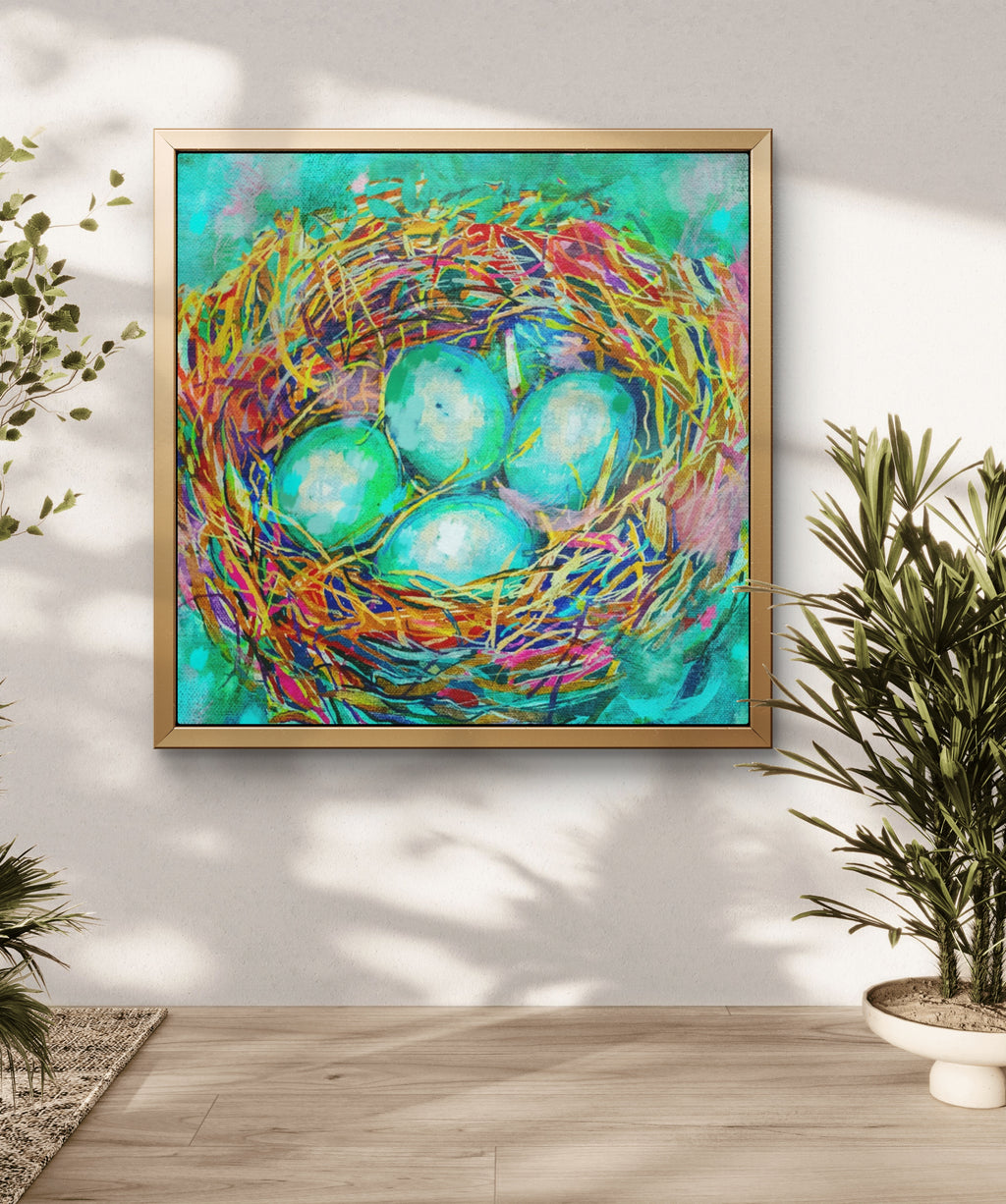 New Beginnings Canvas - Animal Art by Susan Gardner - Contemporary Expressionist - Colourful Fine Art