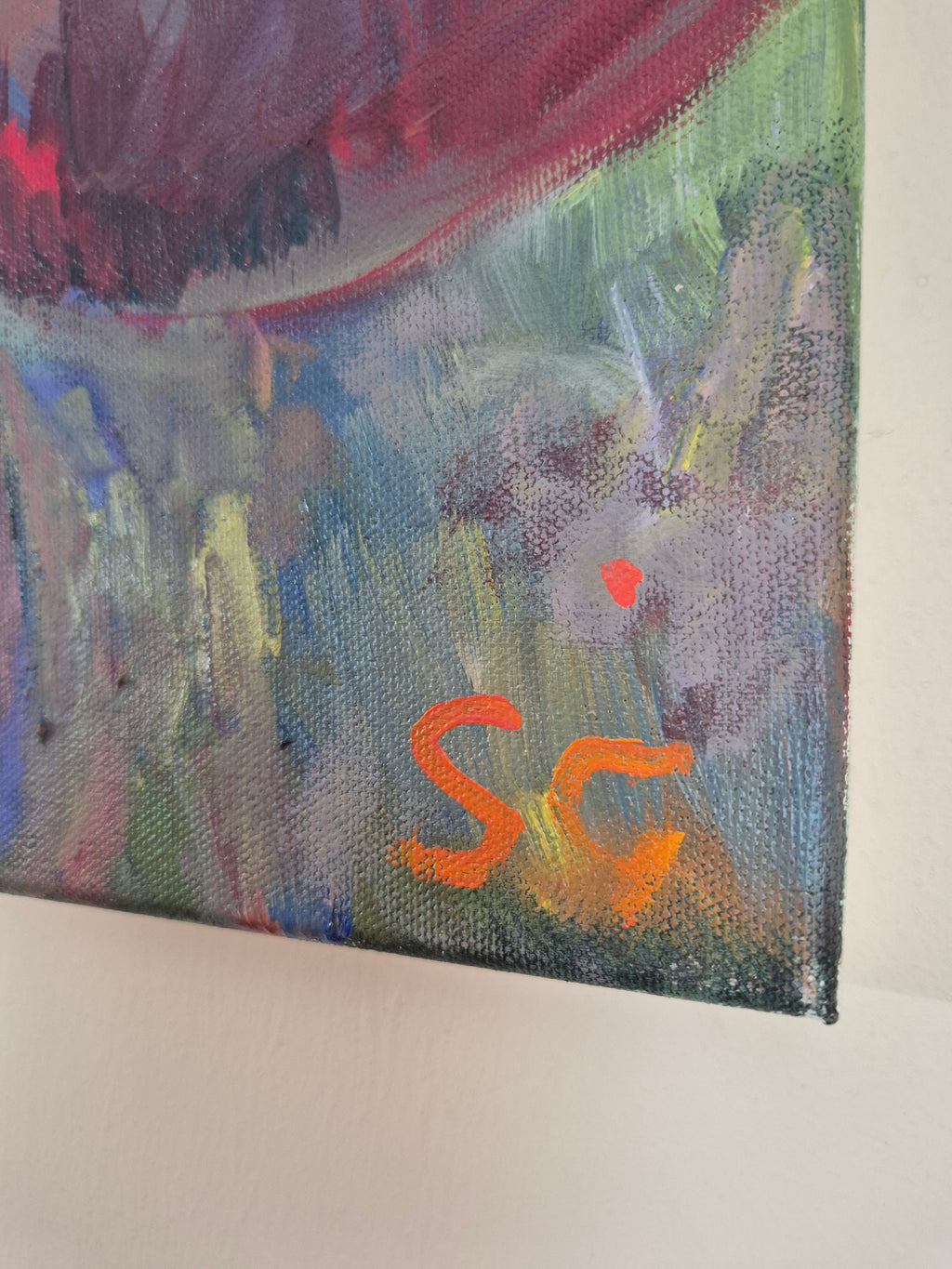 RAINBOW RIPPLE | Original Octopus Oil Painting | 24 x 24 " \ 60 x 60 cm