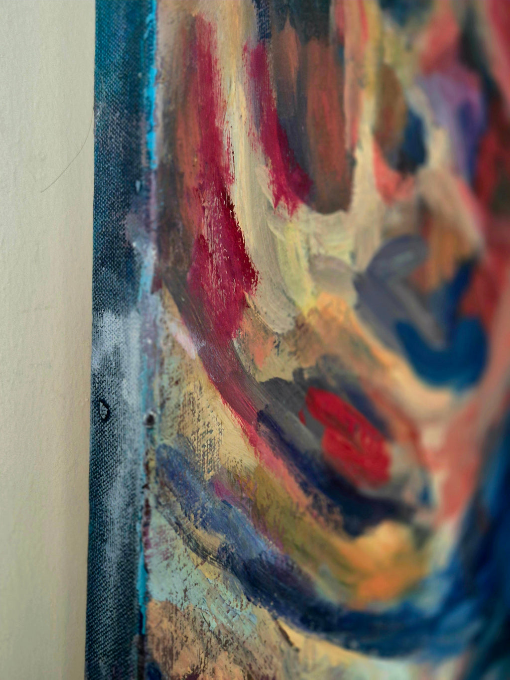 TWIGA LOVE Original Giraffe Oil Painting 40 x 30"/80 x 100 cm