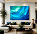 Silken Seas - Gallery Scale Art Canvas