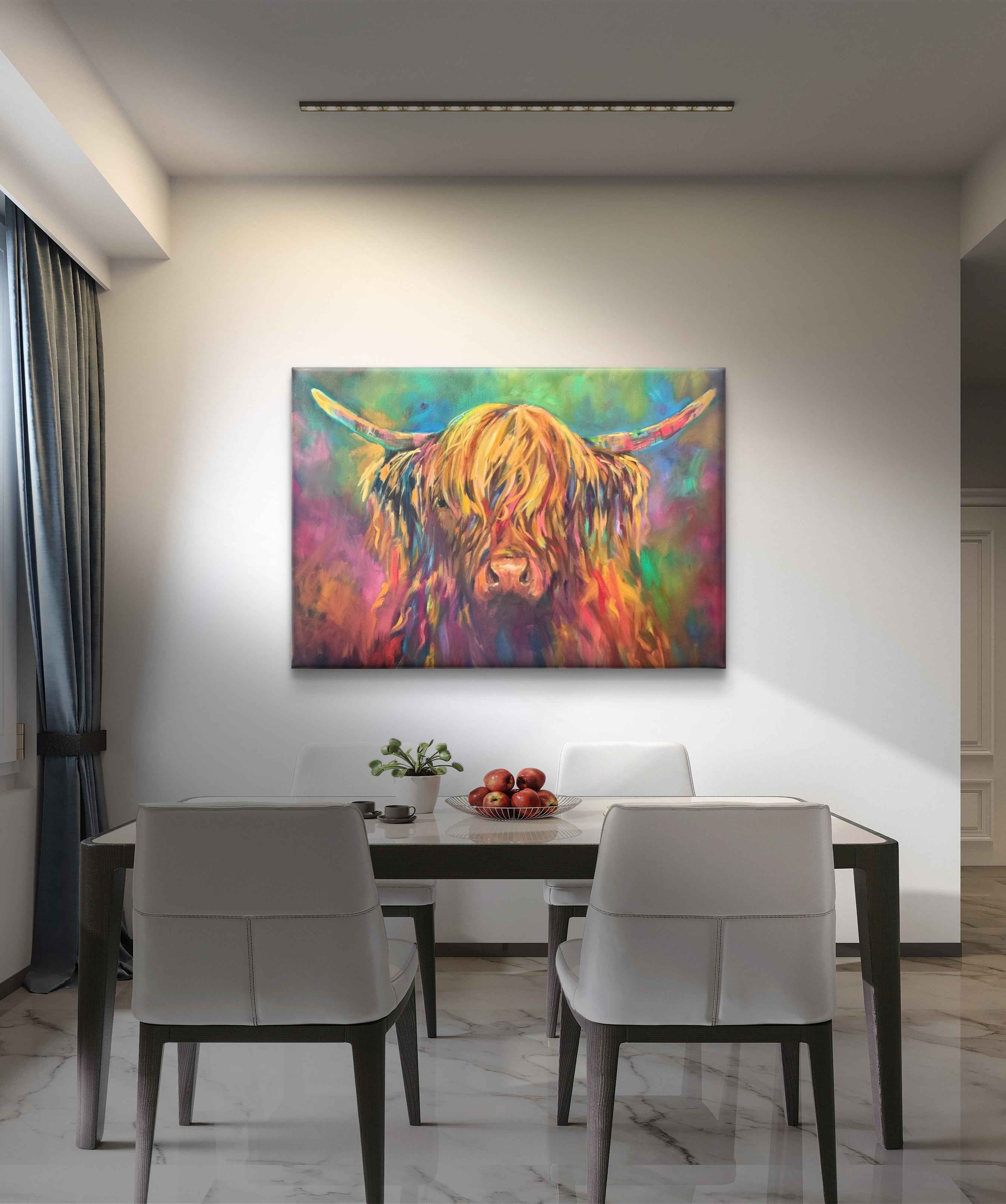 Applecross - Highland Cow Canvas