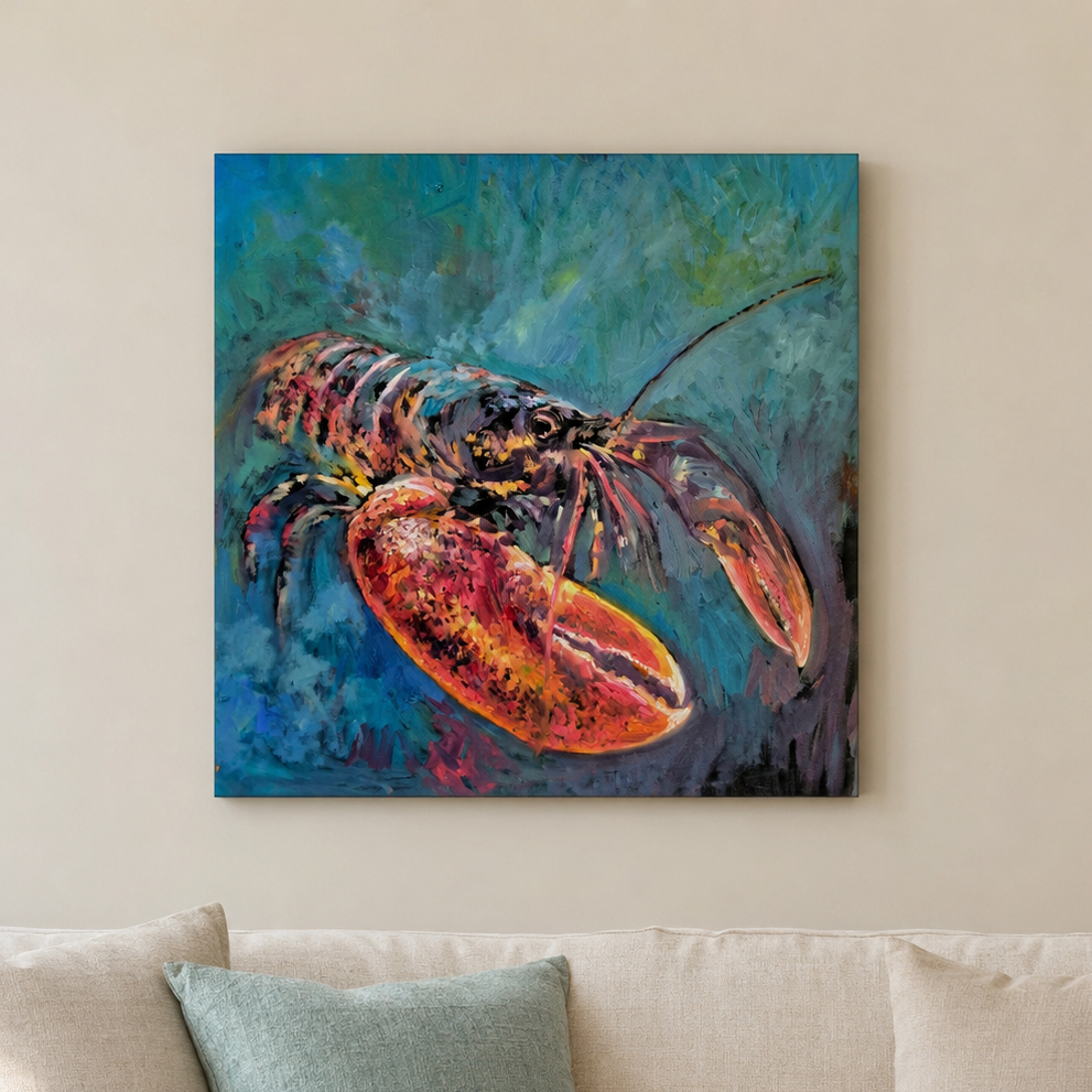 Grand Homard  - Lobster Canvas Print