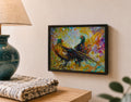Game on - Pheasants Wall Art  Framed Canvas Print