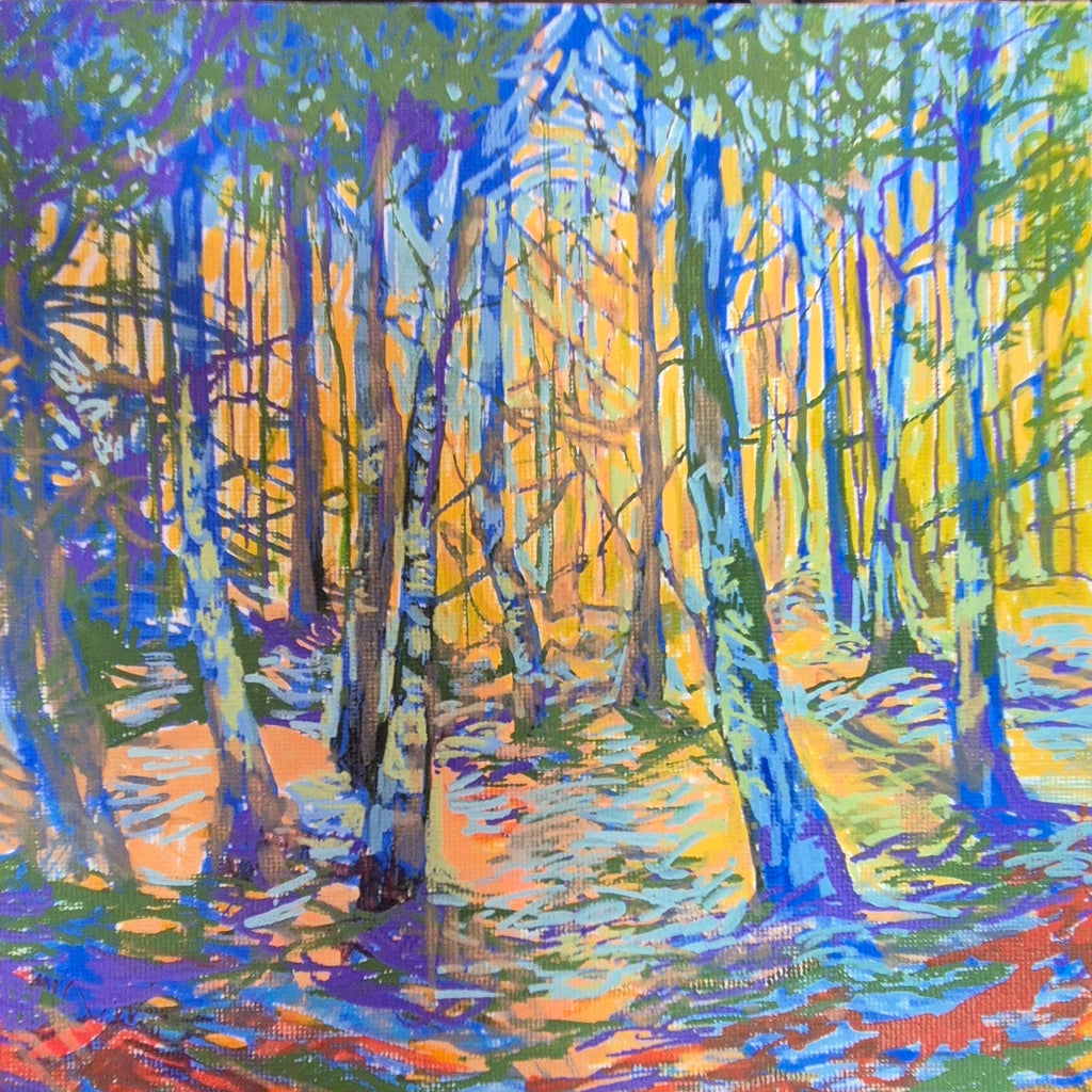 Atmospheric Woodlands Art Workshop  5th September 2026 at Ibstock - Animal Art by Susan Gardner - Contemporary Expressionist - Colourful Fine Art