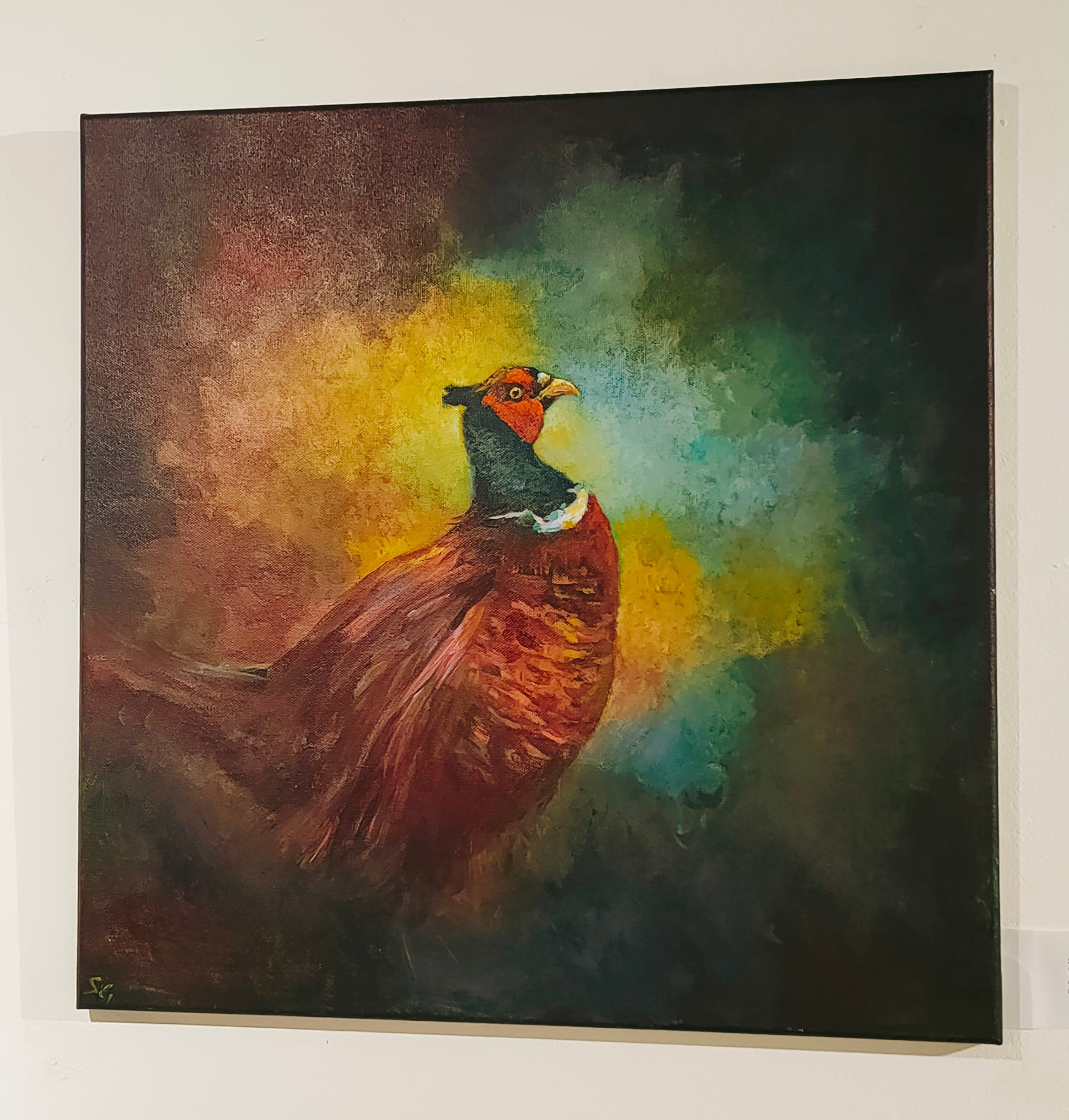 *Sold* Victor - Animal Art by Susan Gardner - Contemporary Expressionist - Colourful Fine Art