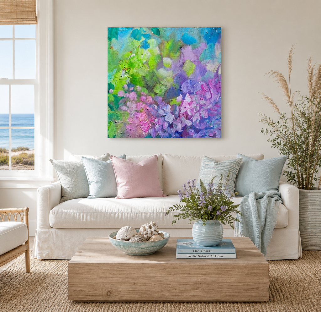 Hydrangea Envy  - Canvas Print
