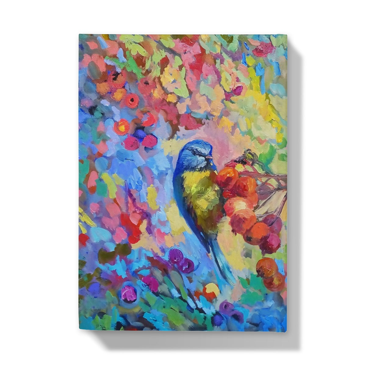 Berry Banquet Hardback Journal - Animal Art by Susan Gardner - Contemporary Expressionist - Colourful Fine Art