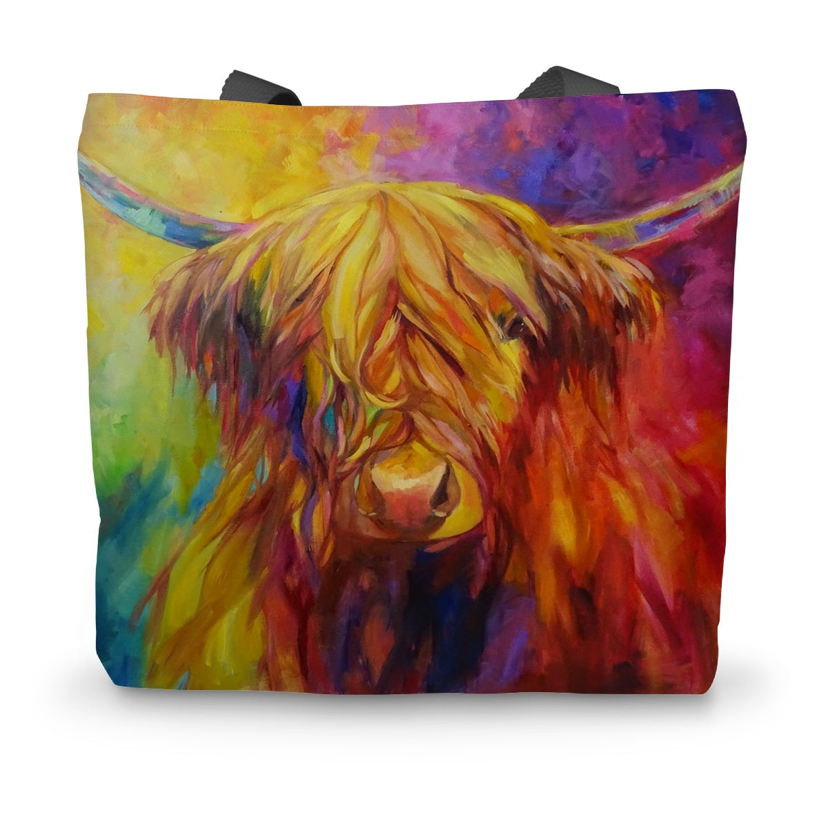 Loch Venacher Canvas Tote Bag - - susan gardner - uk artist - colourful animal art