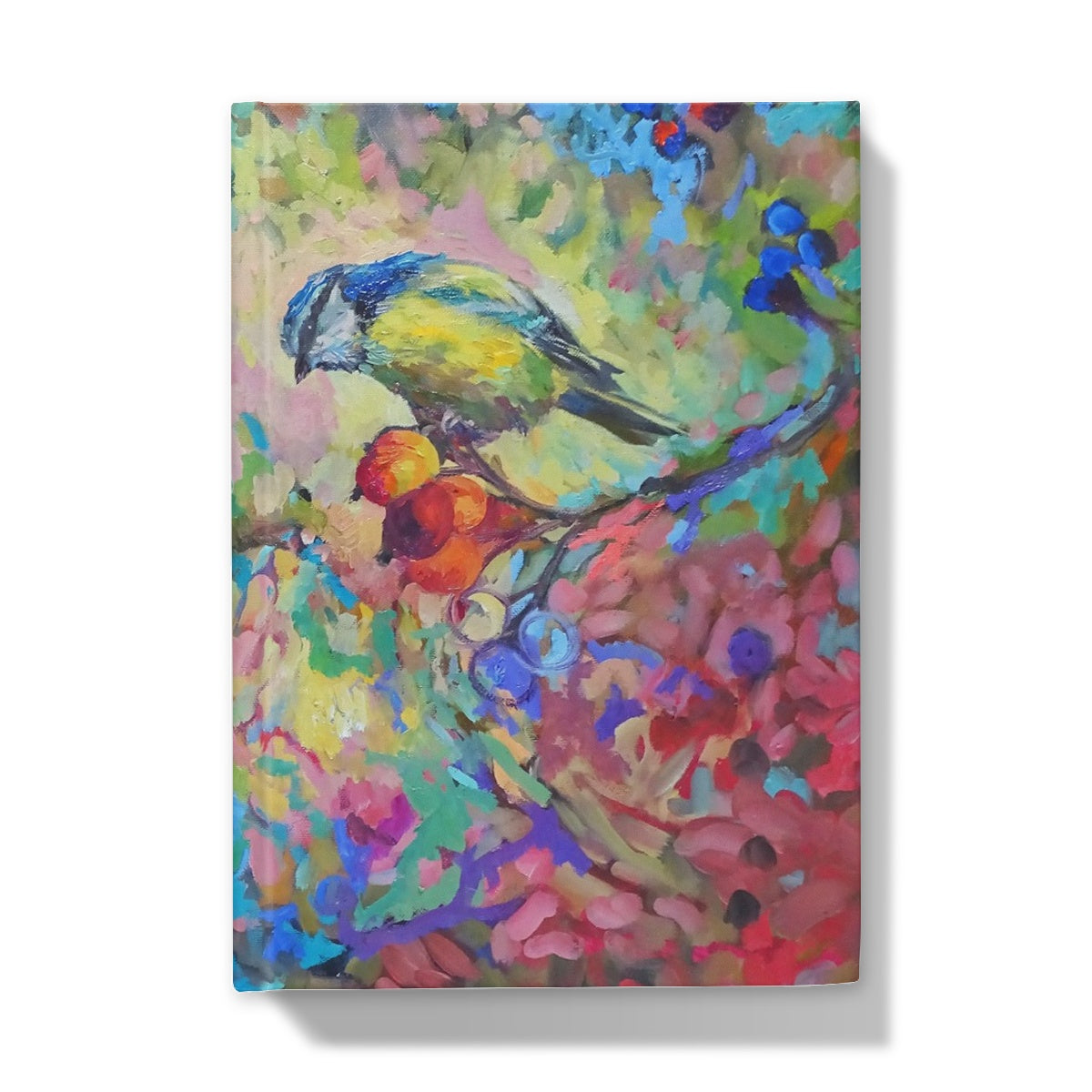 Berry Banquet Hardback Journal - Animal Art by Susan Gardner - Contemporary Expressionist - Colourful Fine Art