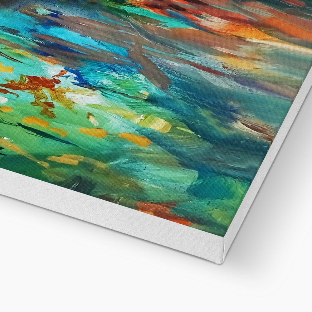 Forest Light Canvas - Animal Art by Susan Gardner - Contemporary Expressionist - Colourful Fine Art