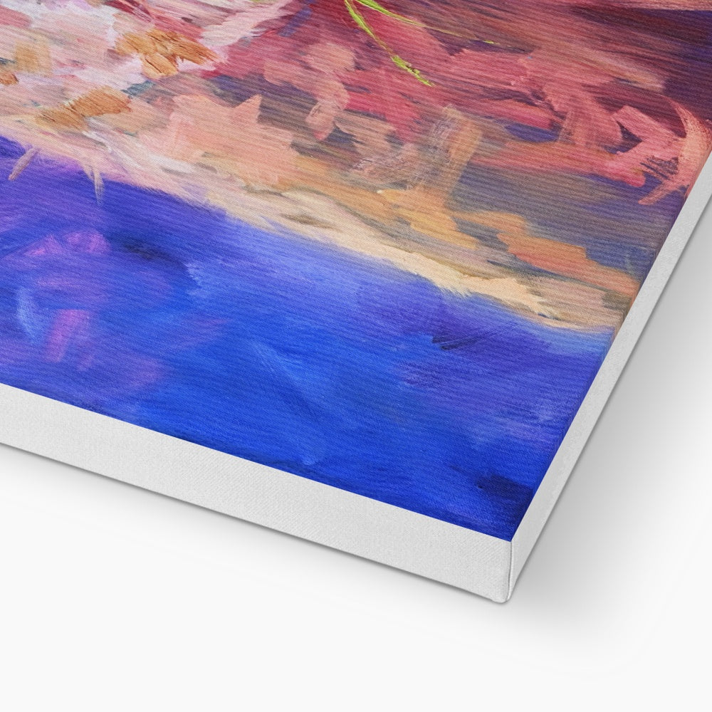 Chiquitita Canvas - - susan gardner - uk artist - colourful animal art