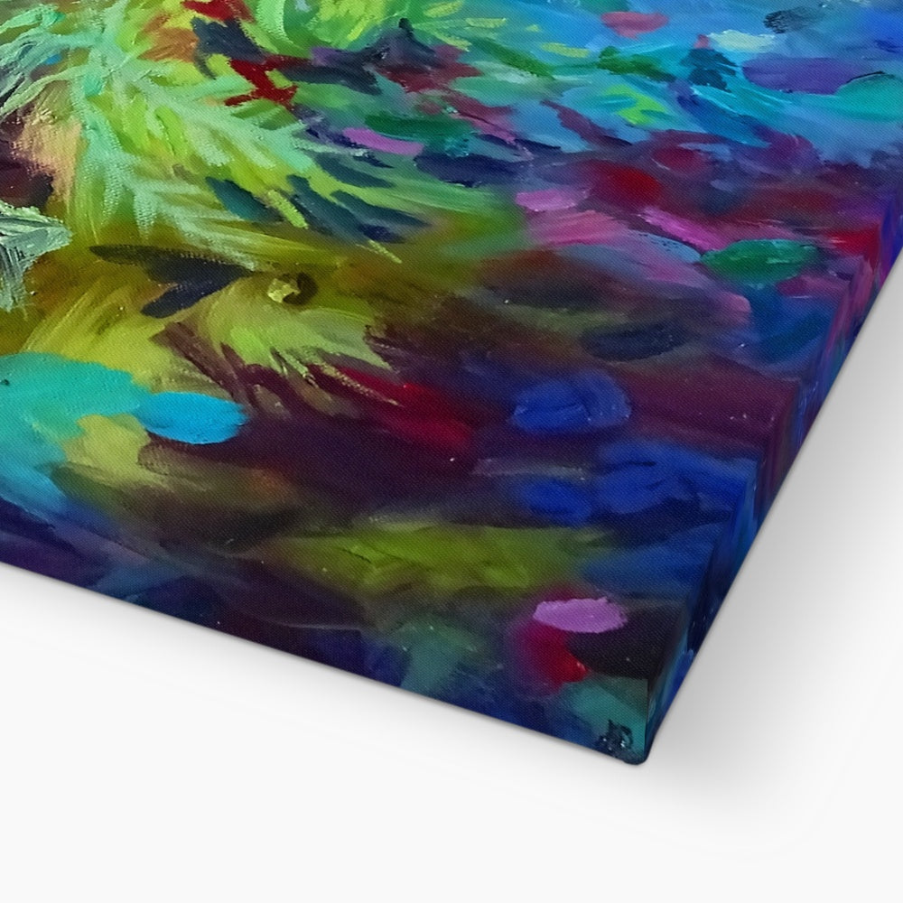 It Had To Be You Canvas - - susan gardner - uk artist - colourful animal art