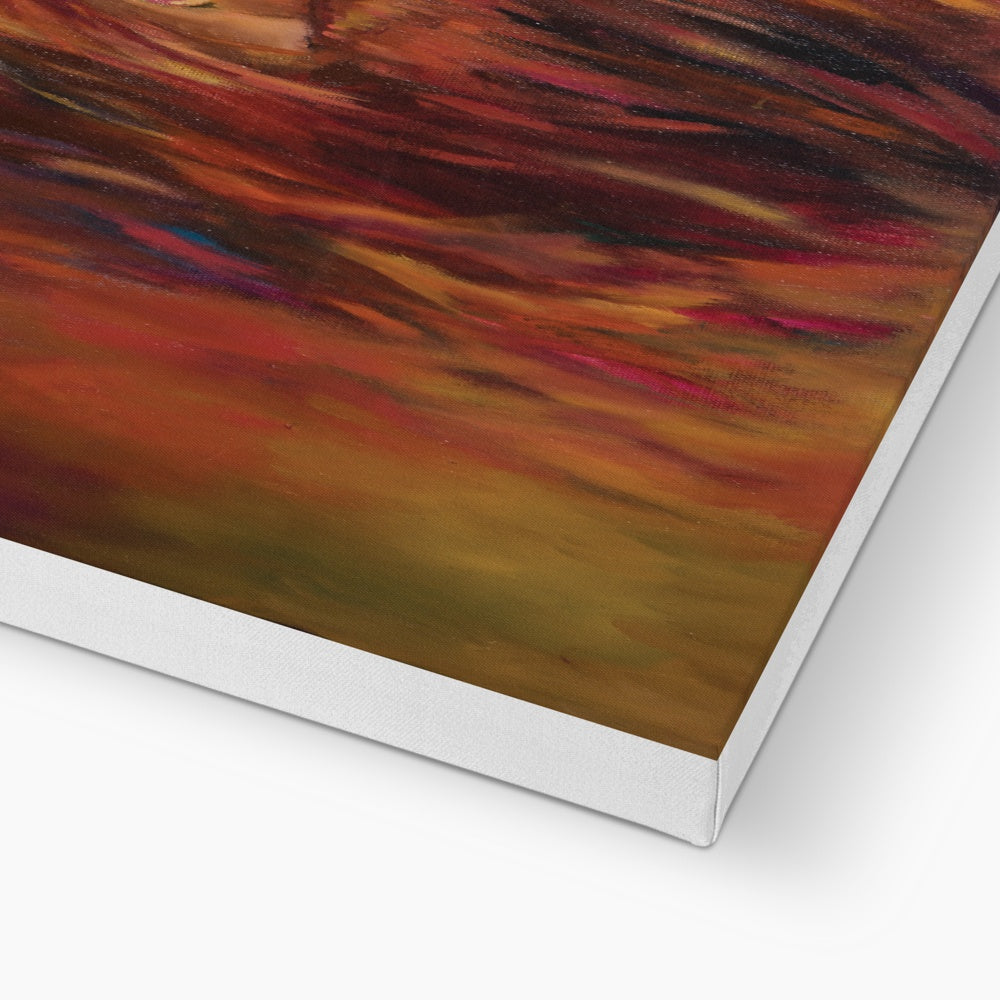 Glencoe Canvas - Animal Art by Susan Gardner - Contemporary Expressionist - Colourful Fine Art