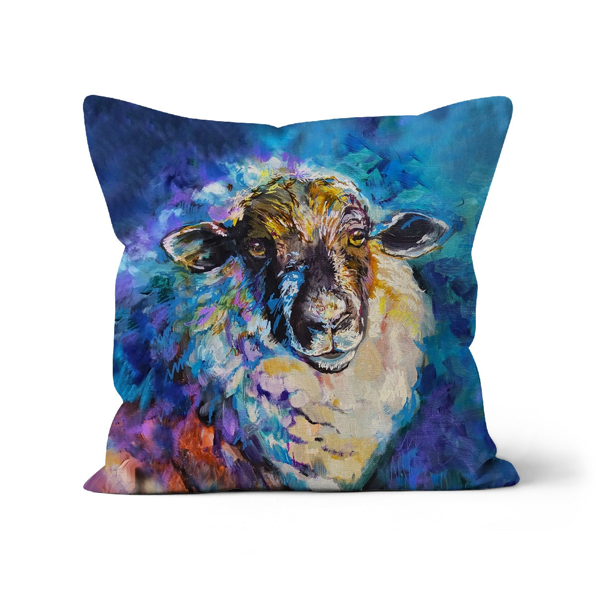 Abigail Cushion - Animal Art by Susan Gardner - Contemporary Expressionist - Colourful Fine Art