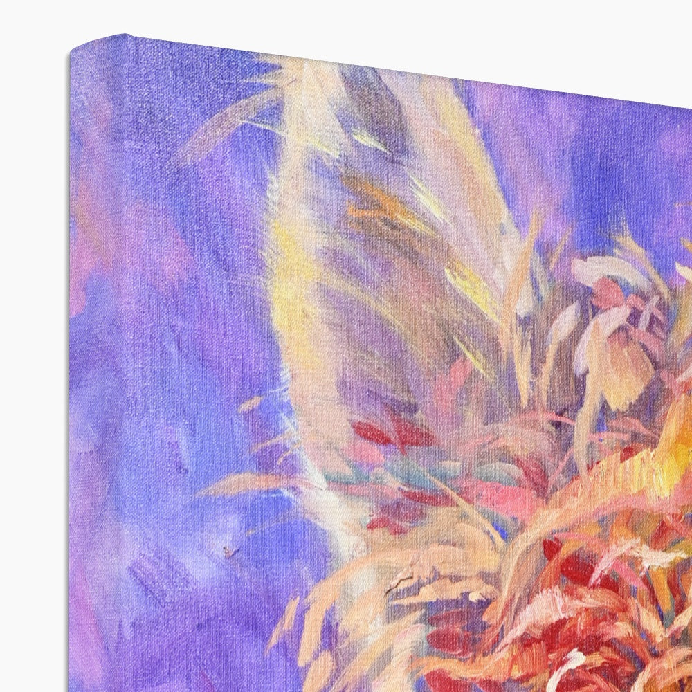 Chiquitita Canvas - - susan gardner - uk artist - colourful animal art