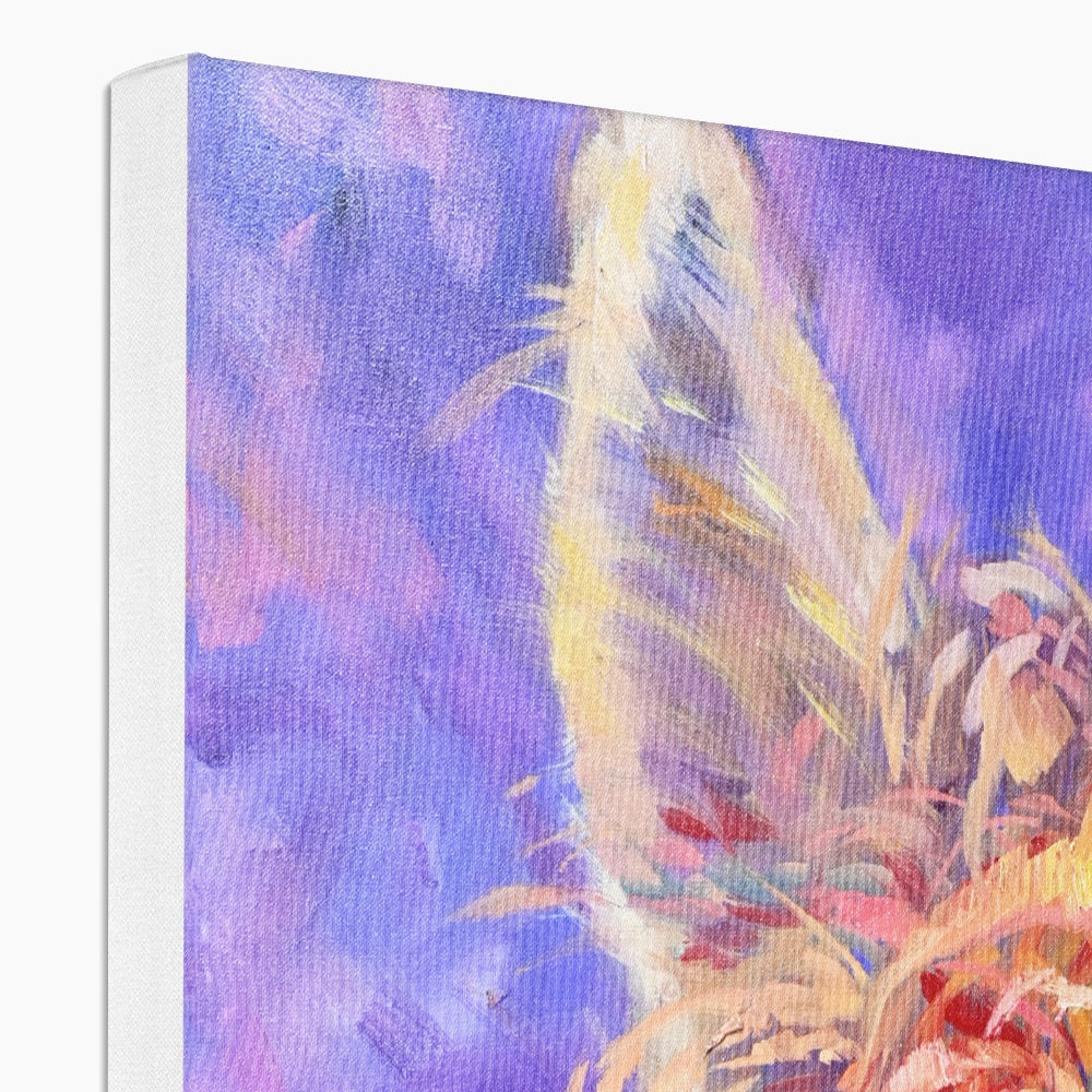 Chiquitita Canvas - - susan gardner - uk artist - colourful animal art