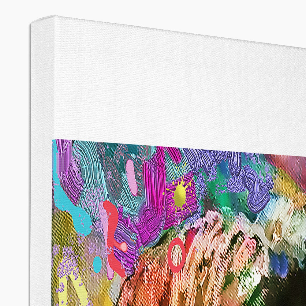 Amos Canvas - Animal Art by Susan Gardner - Contemporary Expressionist - Colourful Fine Art