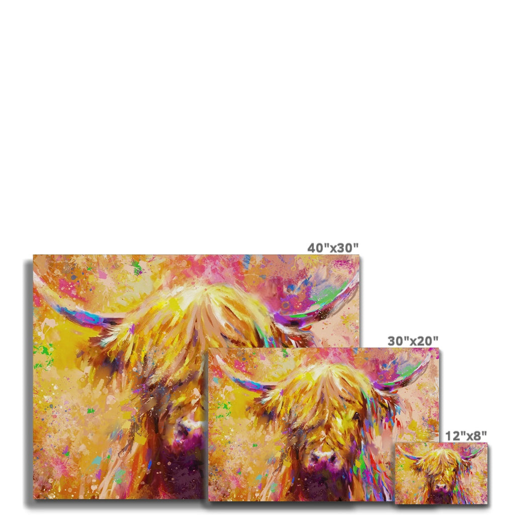 Brodie Canvas - Animal Art by Susan Gardner - Contemporary Expressionist - Colourful Fine Art