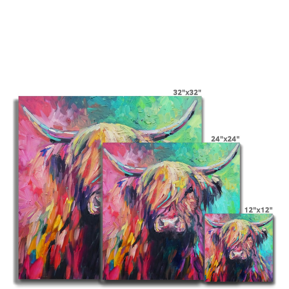 Balvenie Canvas - - susan gardner - uk artist - colourful animal art