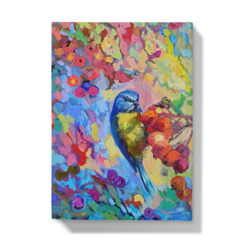 Berry Banquet Hardback Journal - Animal Art by Susan Gardner - Contemporary Expressionist - Colourful Fine Art