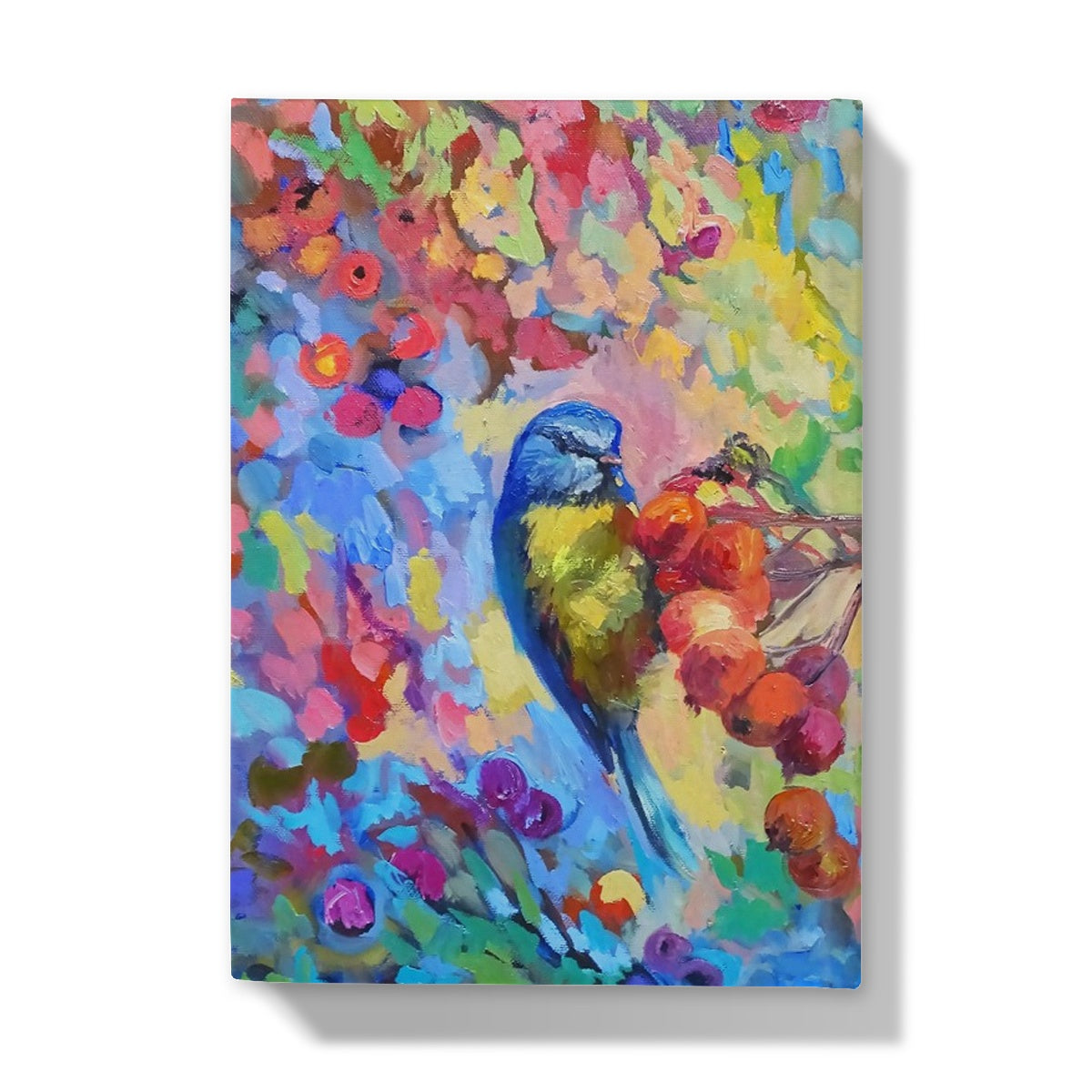 Berry Banquet Hardback Journal - Animal Art by Susan Gardner - Contemporary Expressionist - Colourful Fine Art