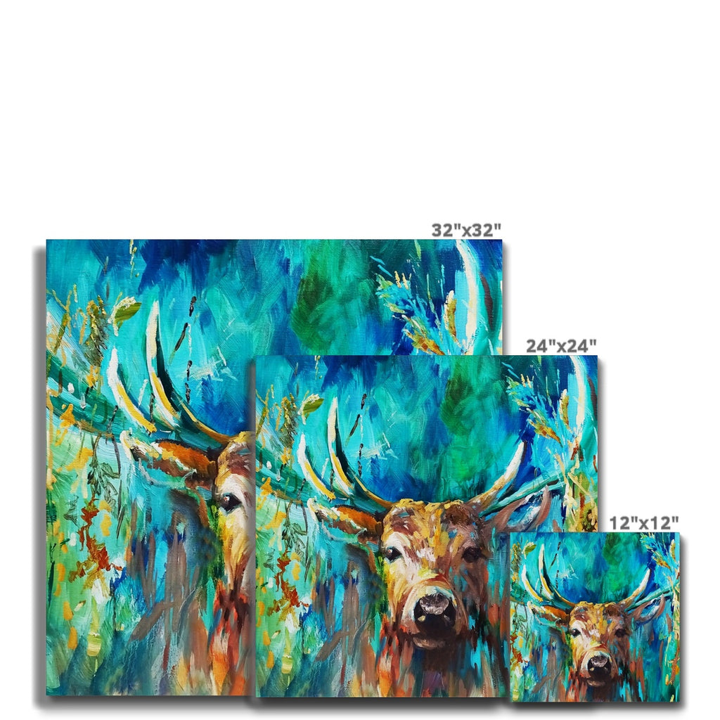 Forest Light Canvas - Animal Art by Susan Gardner - Contemporary Expressionist - Colourful Fine Art