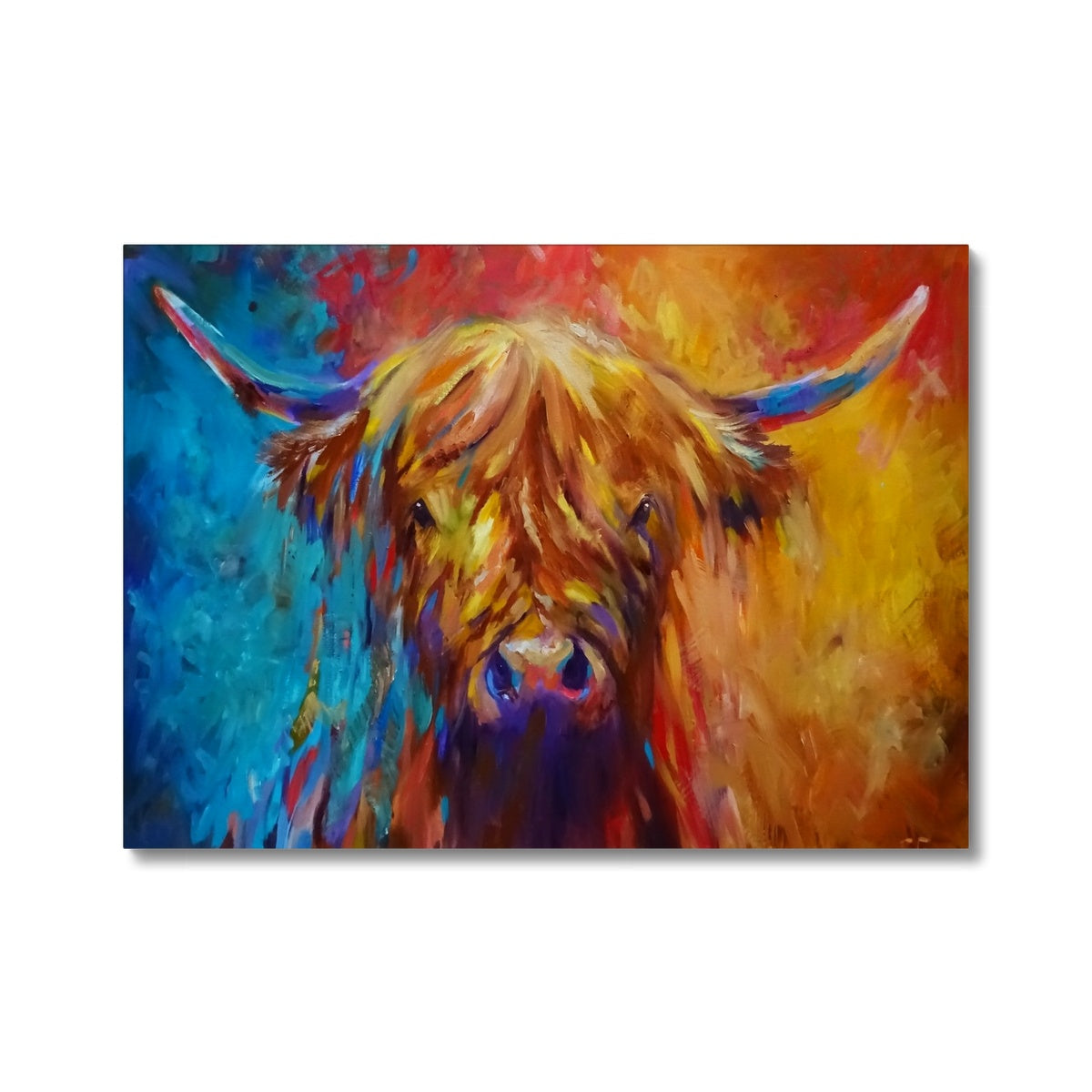 Ross Canvas - - susan gardner - uk artist - colourful animal art