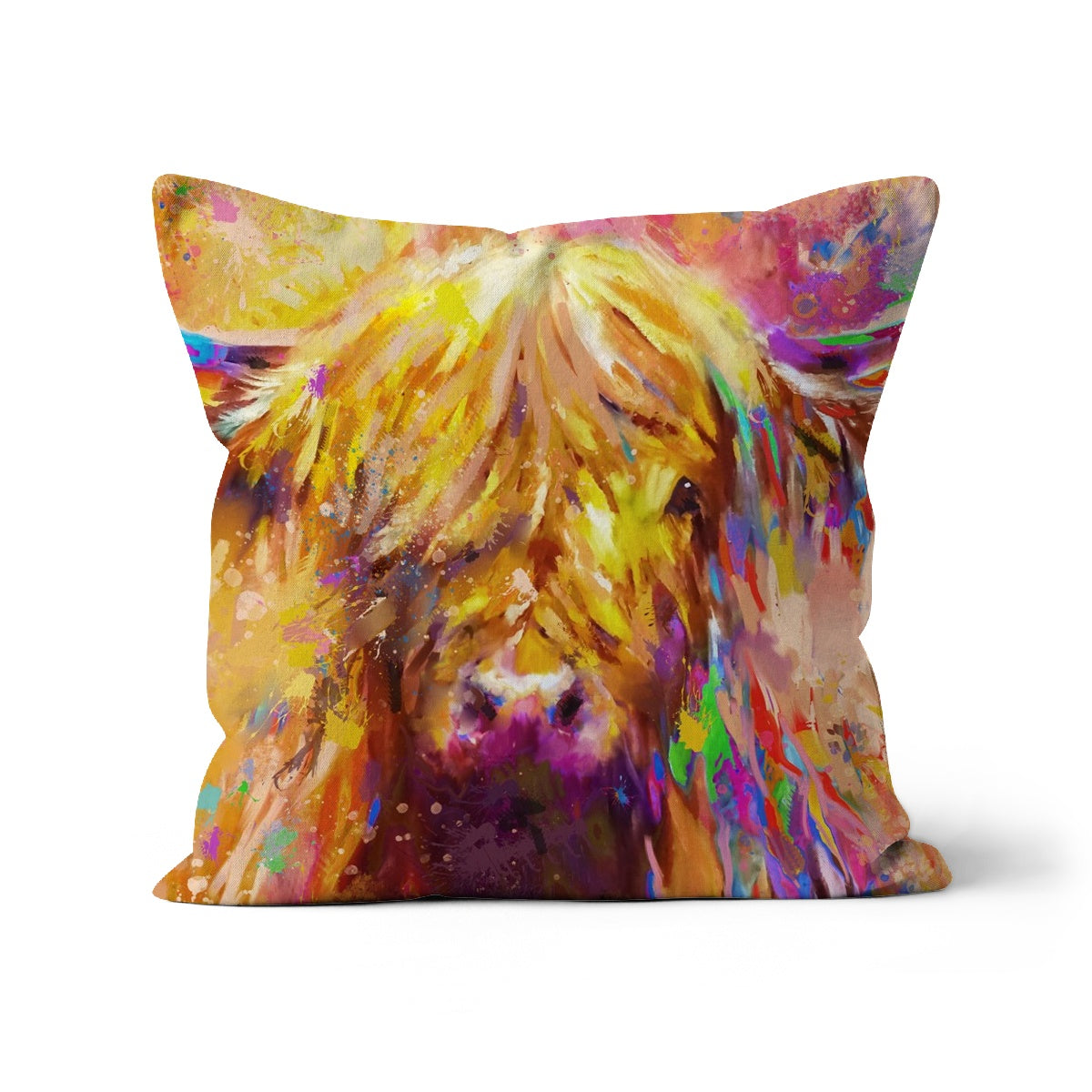 Brodie Cushion - Animal Art by Susan Gardner - Contemporary Expressionist - Colourful Fine Art