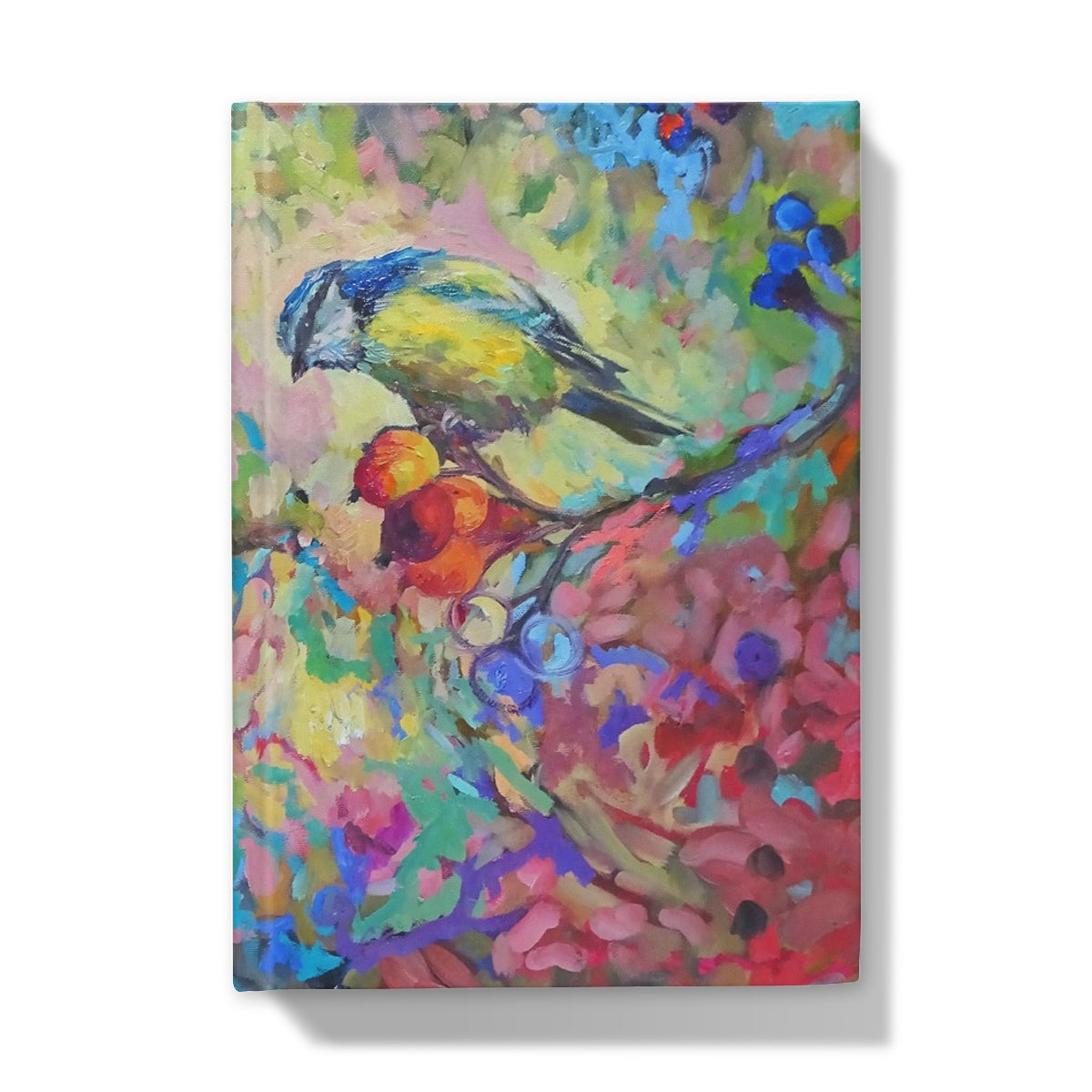 Berry Banquet Hardback Journal - Animal Art by Susan Gardner - Contemporary Expressionist - Colourful Fine Art