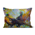 Fiesty Pheasants Cushion