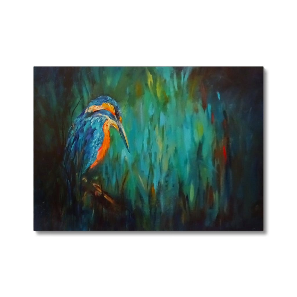Summer Rushes Canvas - - susan gardner - uk artist - colourful animal art