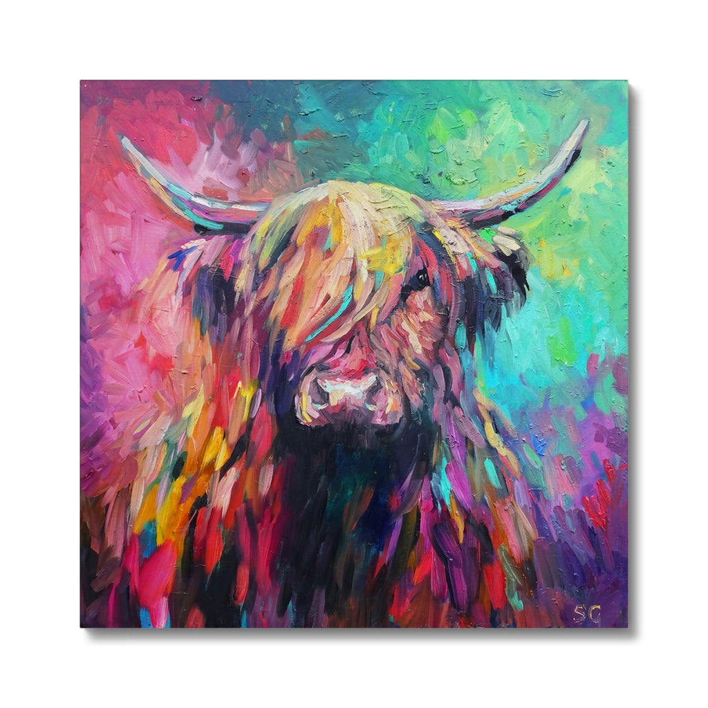 Balvenie Canvas - - susan gardner - uk artist - colourful animal art