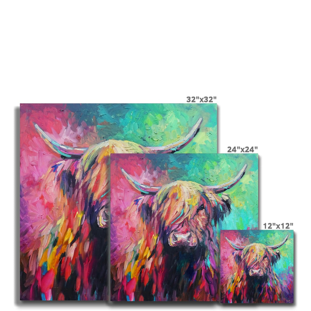 Balvenie Canvas - - susan gardner - uk artist - colourful animal art