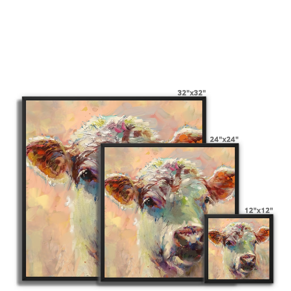 Blossom  Framed Canvas - Animal Art by Susan Gardner - Contemporary Expressionist - Colourful Fine Art