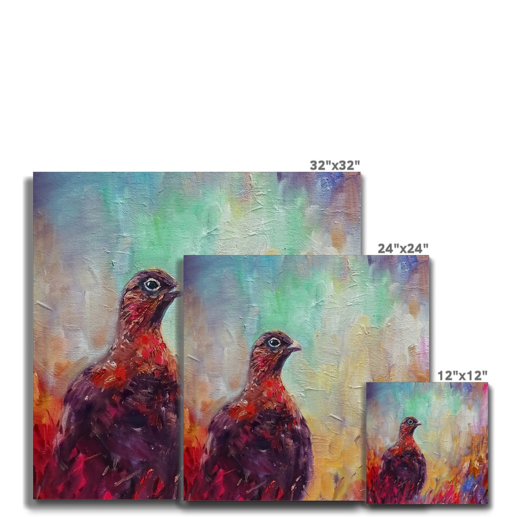 grouse bird art print 