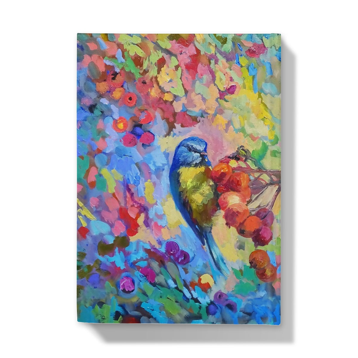Berry Banquet Hardback Journal - Animal Art by Susan Gardner - Contemporary Expressionist - Colourful Fine Art