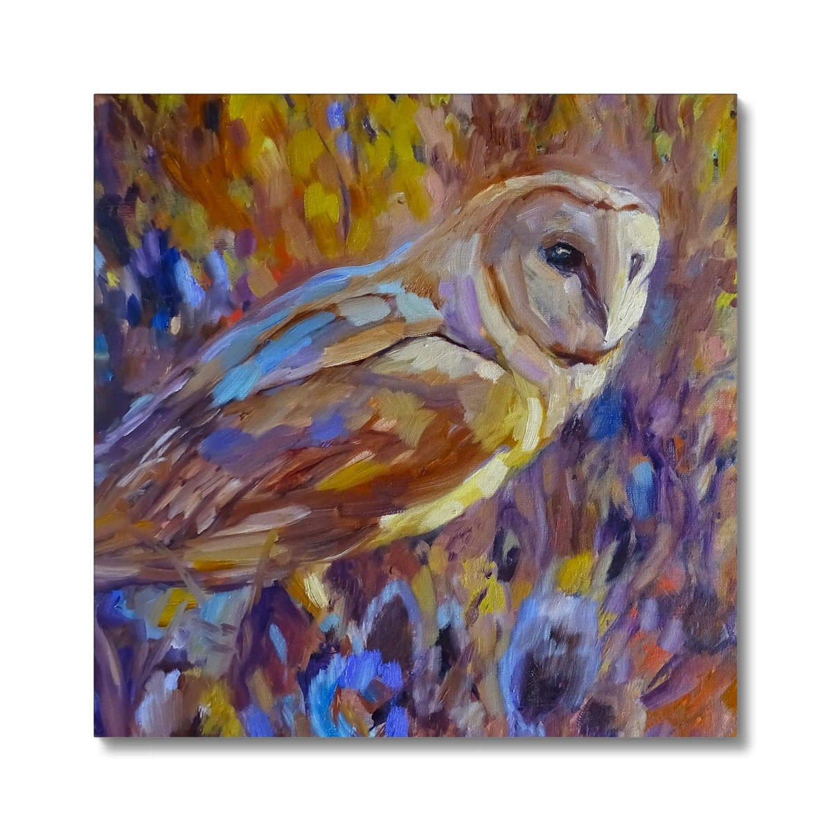 owl print in browns
