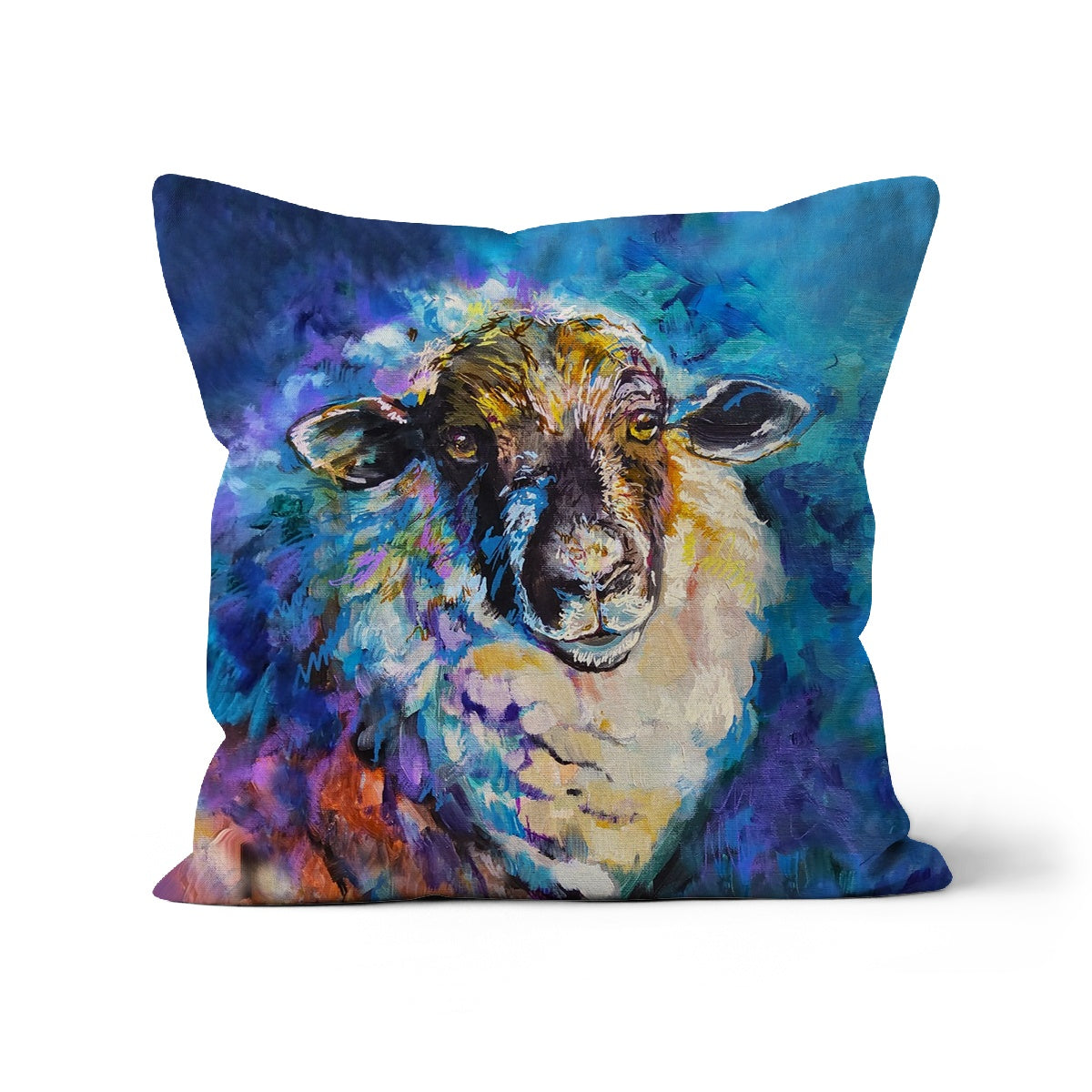 Abigail Cushion - Animal Art by Susan Gardner - Contemporary Expressionist - Colourful Fine Art